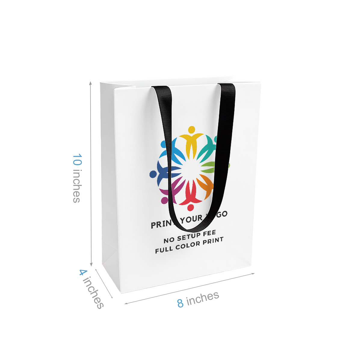Custom printed Cub Contour Luxe gift bag